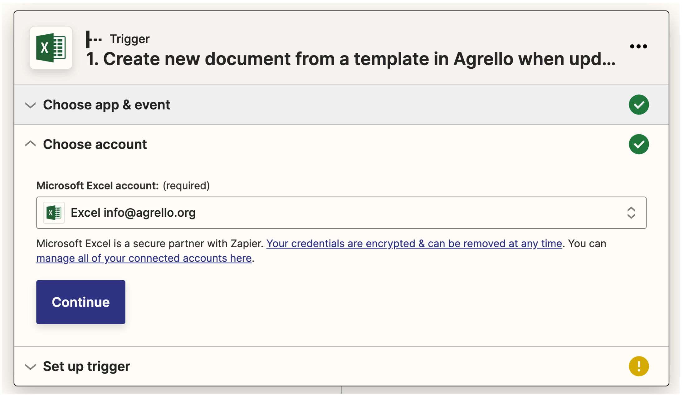 create new document from a template in Agrello
